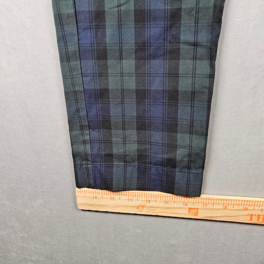 Brooks Brothers Pants Mens 32x30 Tartan Plaid Straight Leg Cotton Chinos - Picture 6 of 8
